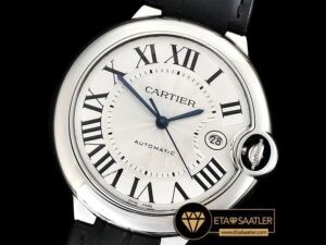 CAR0408A - Balon Bleu Mens 42mm SSLE White JF MY9015 Mod - 01.jpg